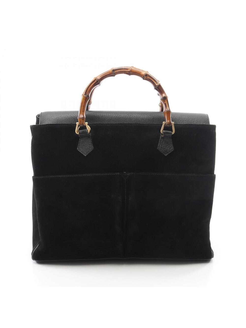 Gucci Bamboo Shoulder Handbag Leather #285597G35B